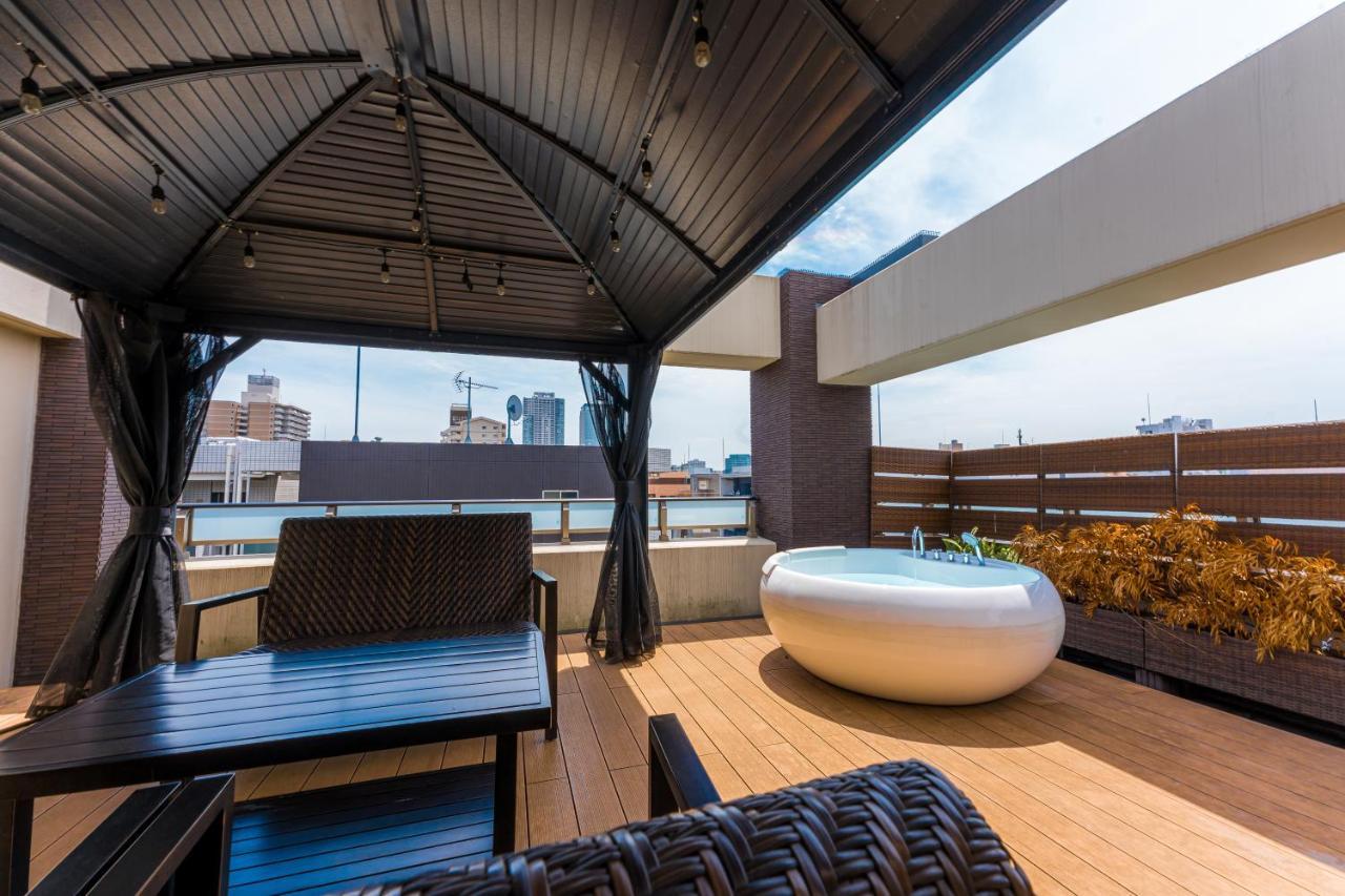 Ferienwohnung Oshiage Sky View Terrace Penthouse Präfektur Tokio Exterior foto
