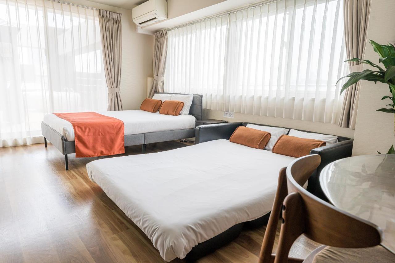 Ferienwohnung Oshiage Sky View Terrace Penthouse Präfektur Tokio Exterior foto